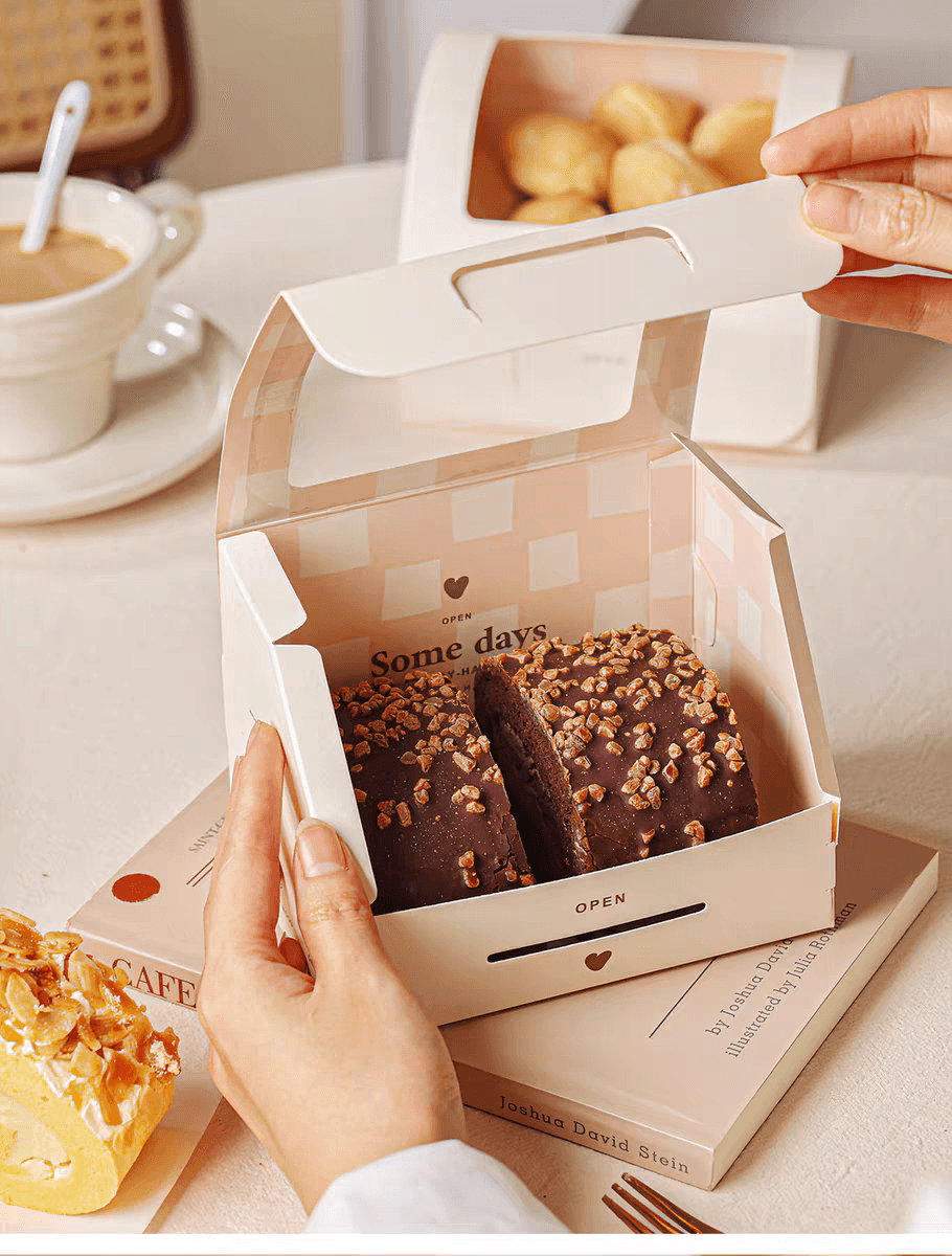 Puffs Cake box with window