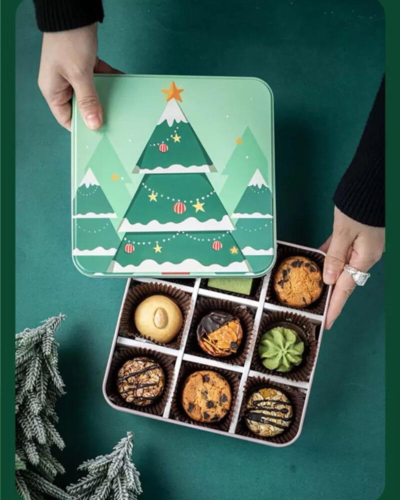 Custom cookie tin box