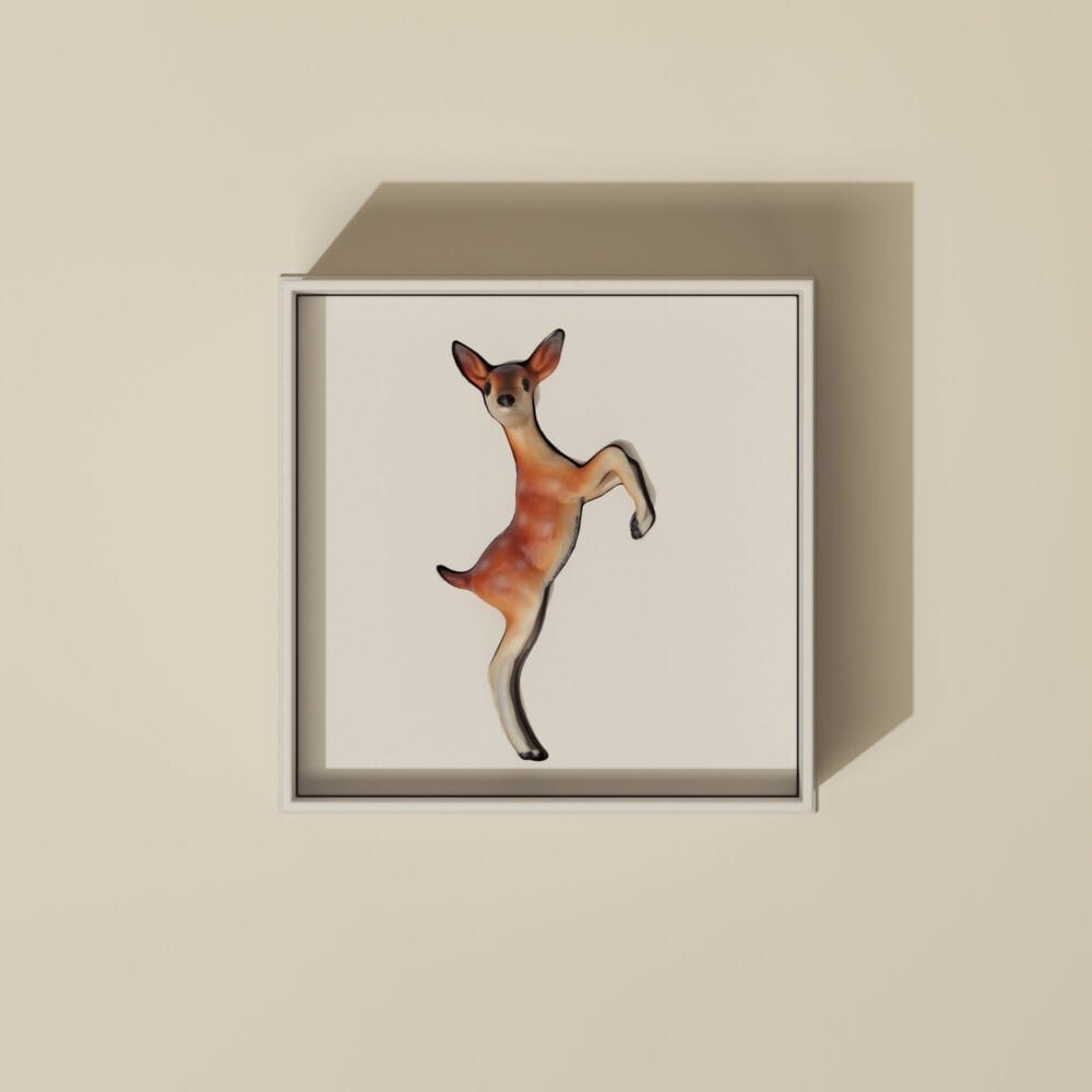 custom Includes ceramic deer ornament Rigid boxes