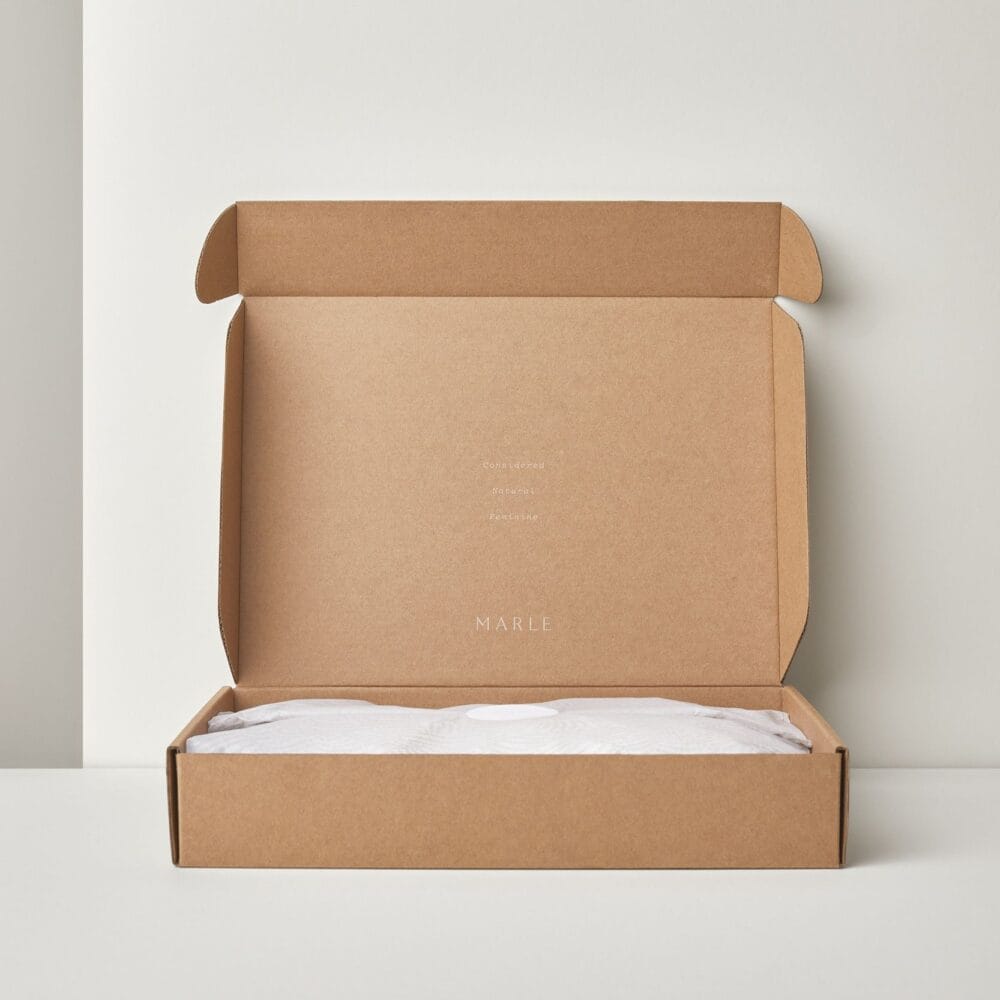 Marle's Custom E-Commerce Packaging Reflects Sustainable Fashion Values