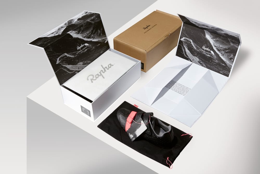 Innovative Packaging Design for Rapha’s New Climbers Shoe