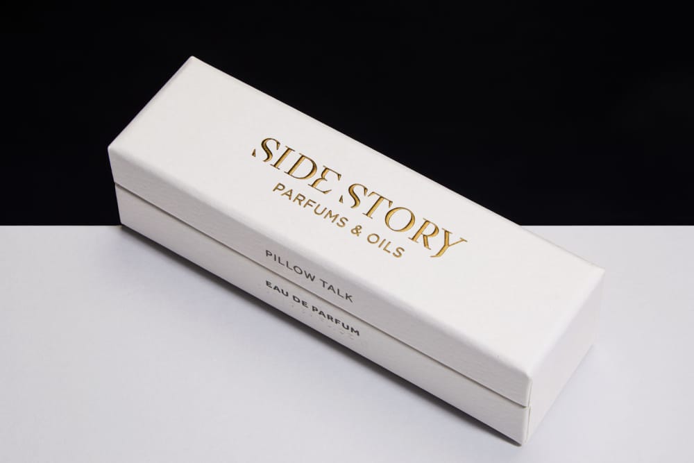 custom rigid and corrugate boxes：Discover the Artistry Behind Side Story Perfume