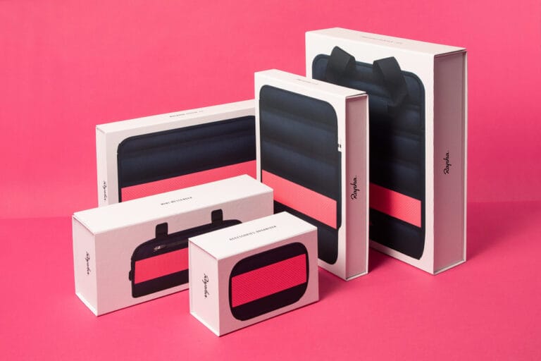 Custom Luxury Packaging, Tech Accessories Packaging, Collapsible Rigid Boxes, Magnetic Closure Boxes, Rapha Apple Collaboration