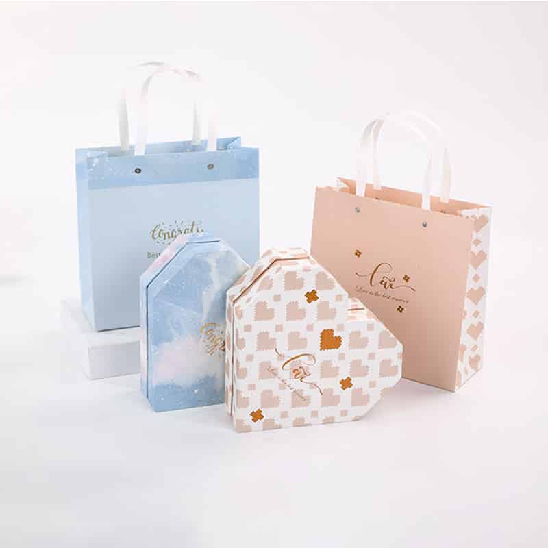 Best Quality Custom Handle Paper Box Bag Kali Best Gift Bags Boxes