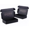 Black Corrugated Clothing Mailer Box Kali Apparel Packaging Boxes (2)
