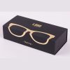 Black Rigid Cardboard Glasses Drawer Packaging Box Custom Glasses Paper Boxes (4)