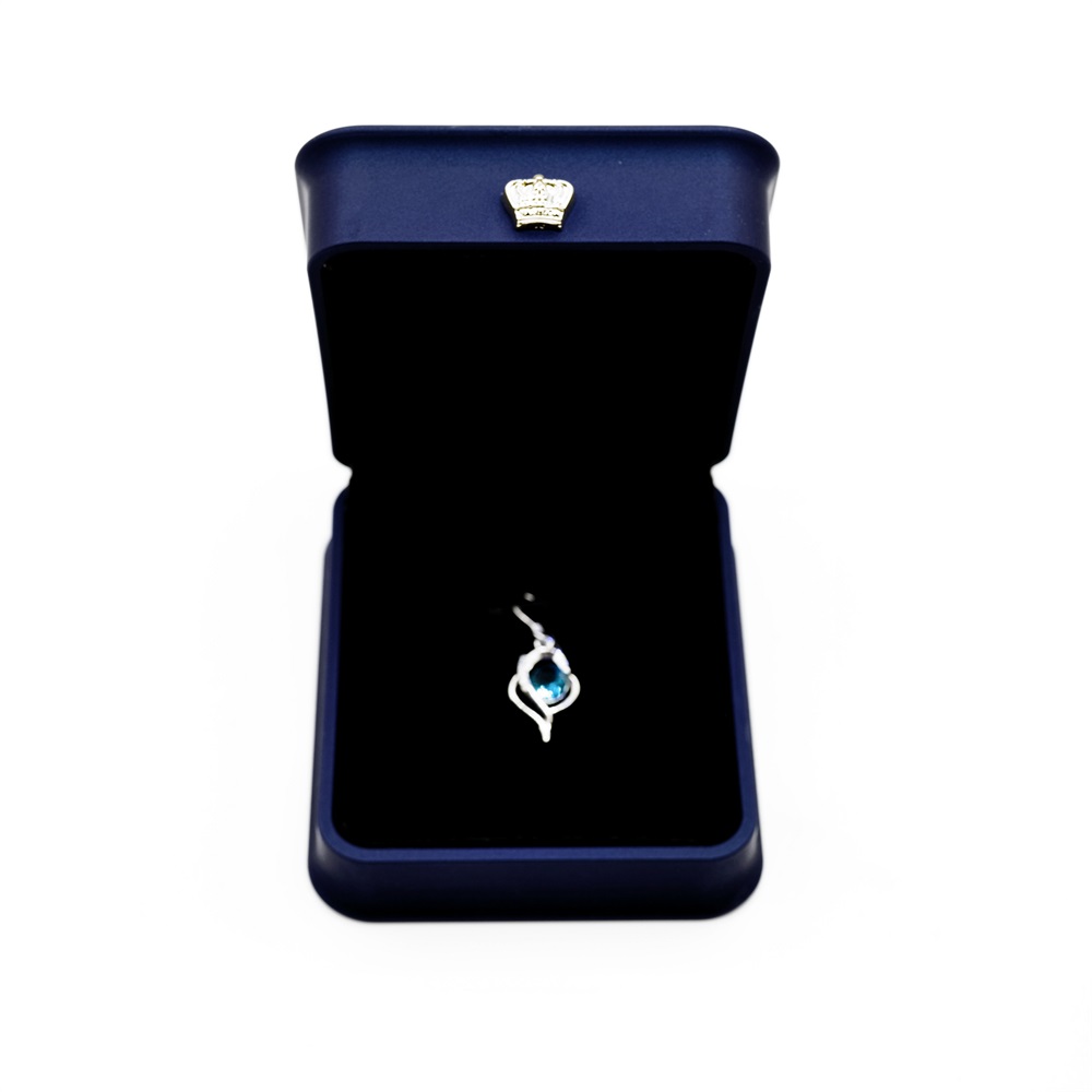 Blue Pendant Earring Boxes Jewelry Box Wholesaler KALI (1)