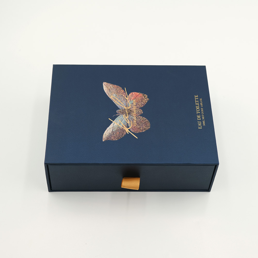 Custom Butterfly Slide Out Perfume Packaging, Luxury Butterfly Perfume Box Design, Premium Butterfly Slide Out Perfume Box, Custom Perfume Slide Out Box, Elegant Butterfly Perfume Packaging