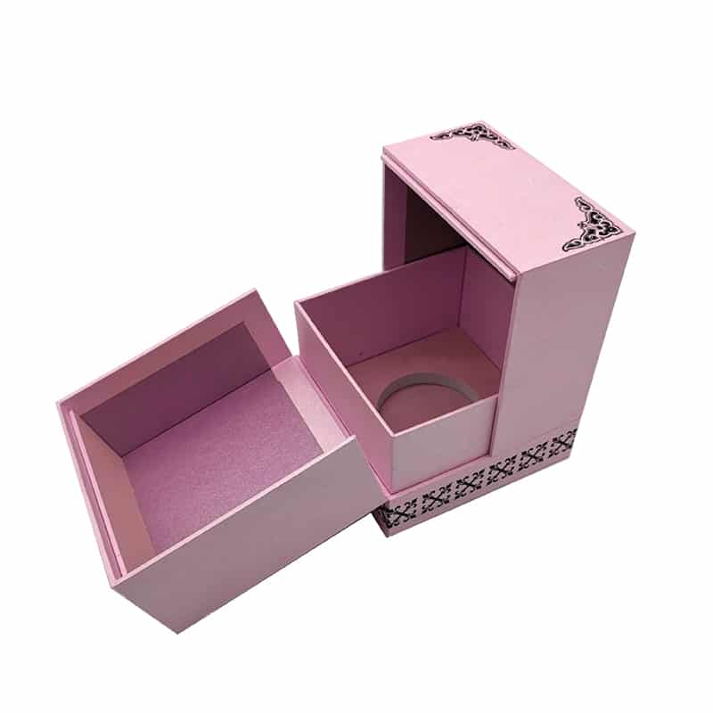 Cardboard Perfume Gift Packaging Box Kaki Custom Perfume Boxes