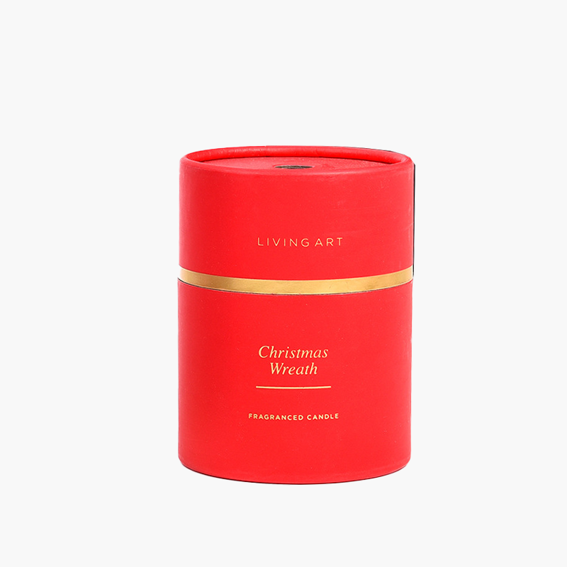 Christmas Scented Candle Cylinder Box (1)