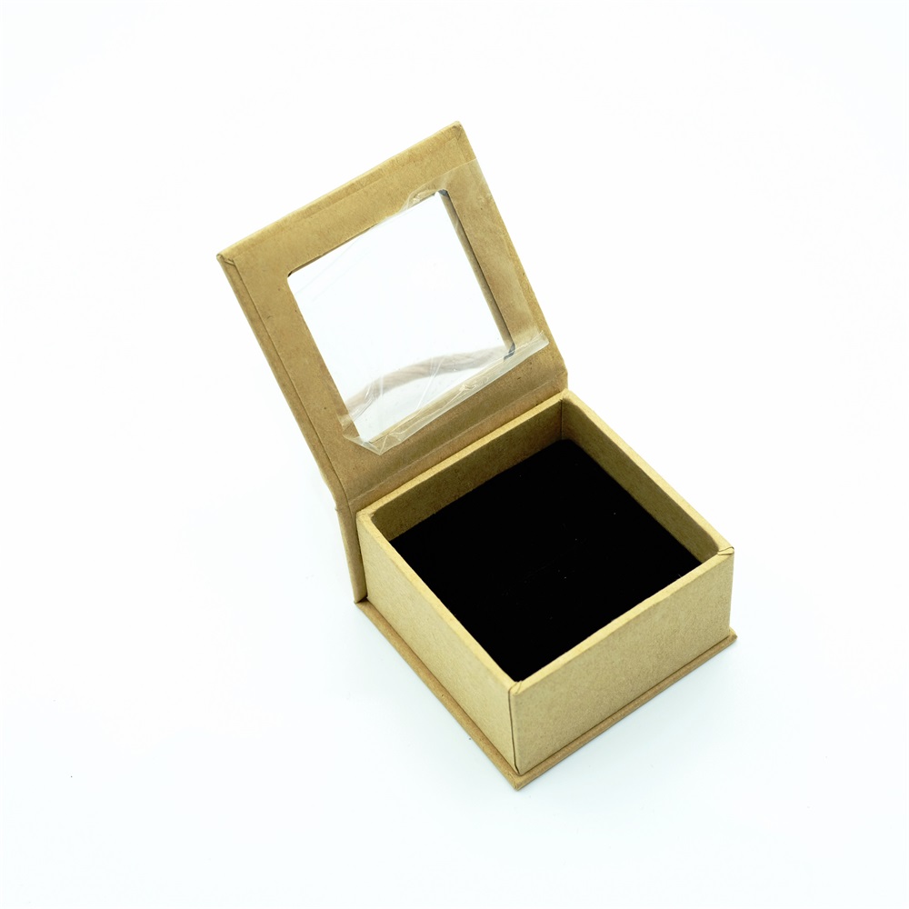 Clear Window Ring Box With Handle Jewelry Box Vendor KALI (1)