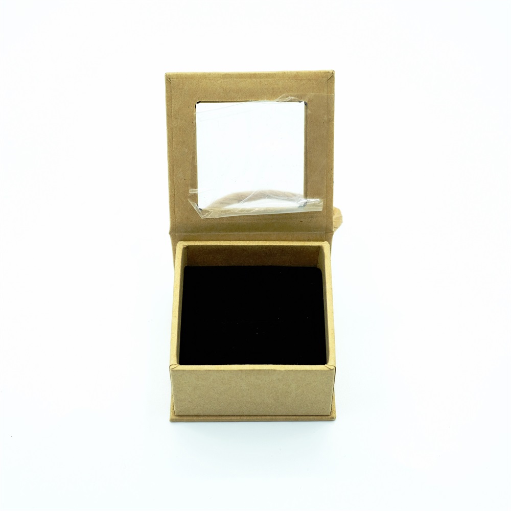 Clear Window Ring Box With Handle Jewelry Box Vendor KALI (2)