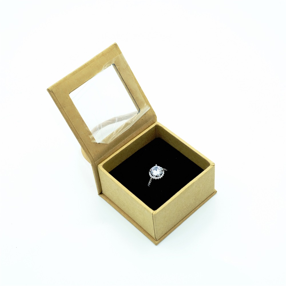Clear Window Ring Box With Handle Jewelry Box Vendor KALI (3)