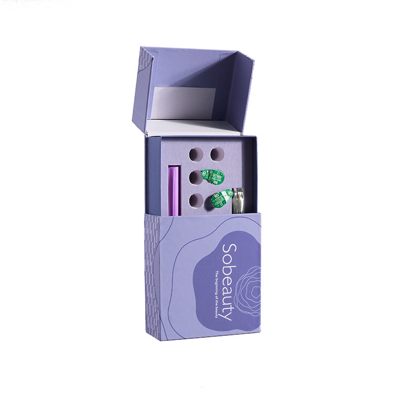 Custom Double Door Cosmetic Packaging Boxes With Eva Liner Wholesale Luxury Paper Box.Com (3)