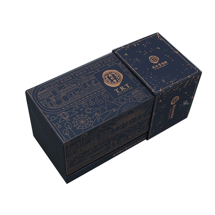 Custom Flip Lid Wood Gift Packaging Boxes Luxury Paper Box.Com (1)