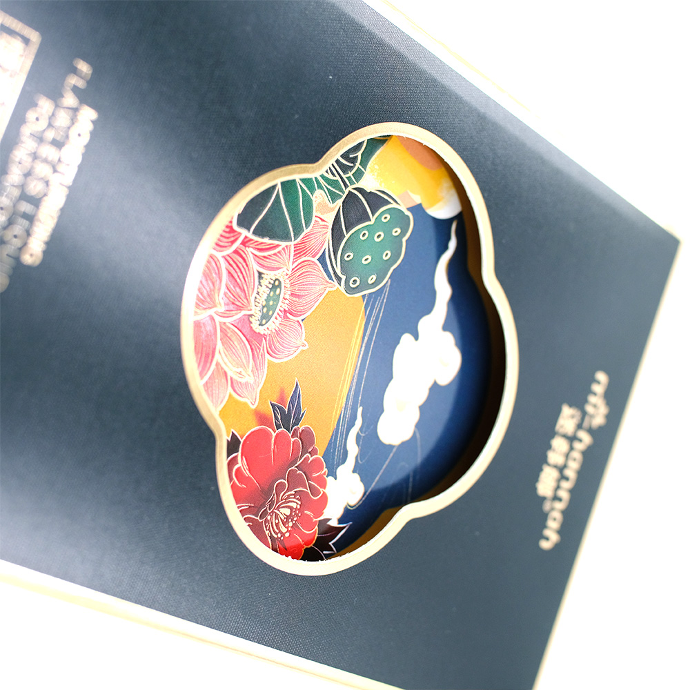 Custom Floral Tuck End Foundation Boxes KALI Cosmetic Crash Lock Box (3)