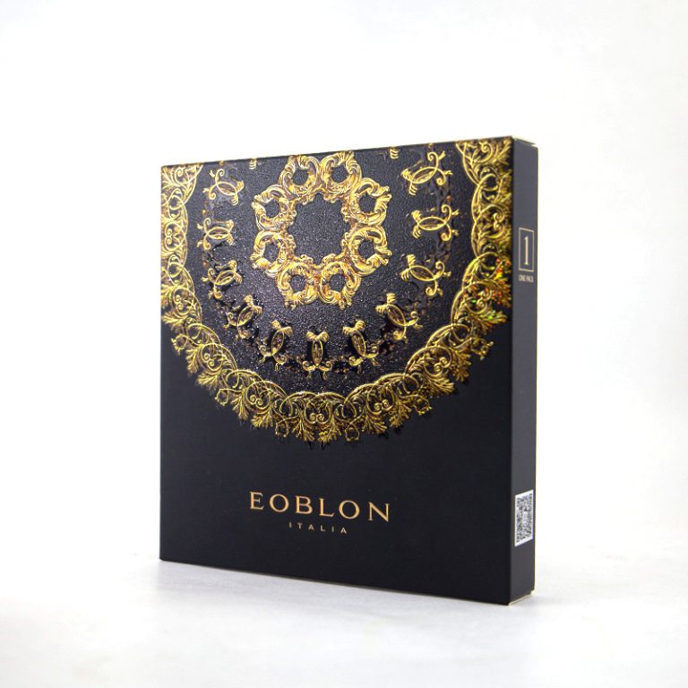 Custom Gold Stamping Emboss Facial Mask Packaging Box