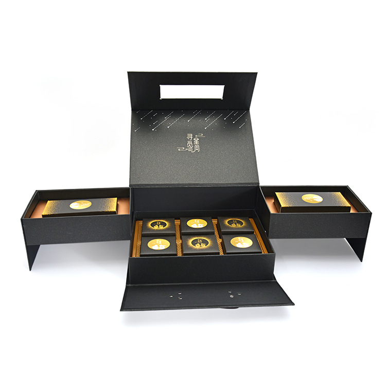 Custom Large Portable Food Gift Set Packaging Boxes Luxury Paper Box.Com