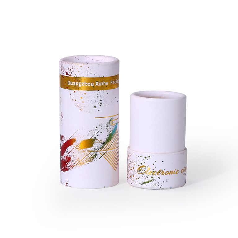 Custom Logo Printed Cardboard Cylinder Box Kali Custom Round Boxes