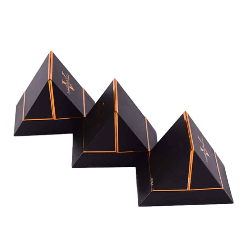 Custom Triangle Double Hinged Perfume Box Kali Fragrance Boxes