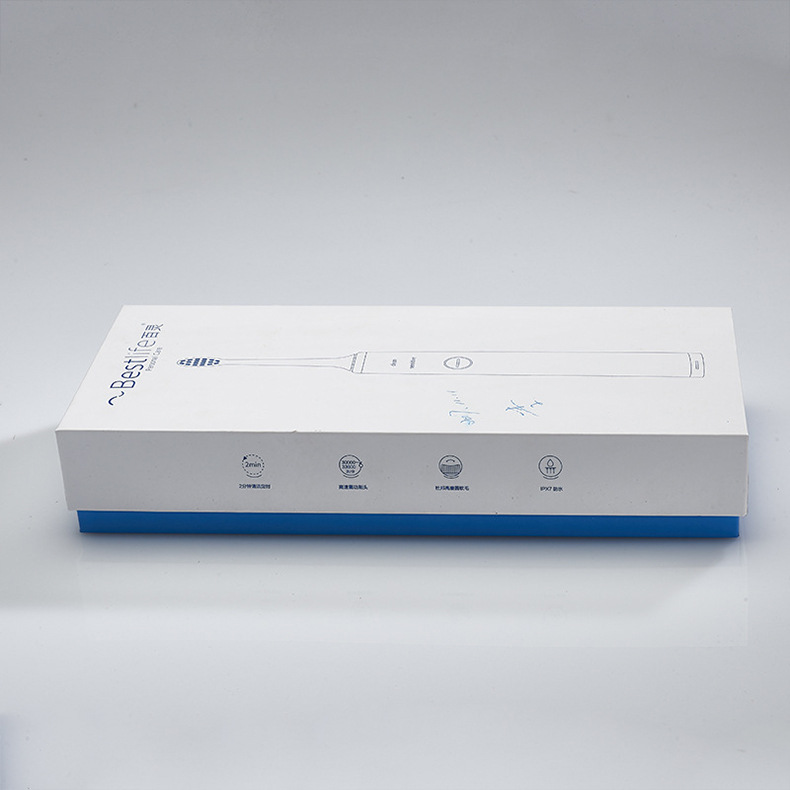 Electric Toothbrush Color Contrast Lid Bottom Packaging Boxes Kali Custom Electronics (3)