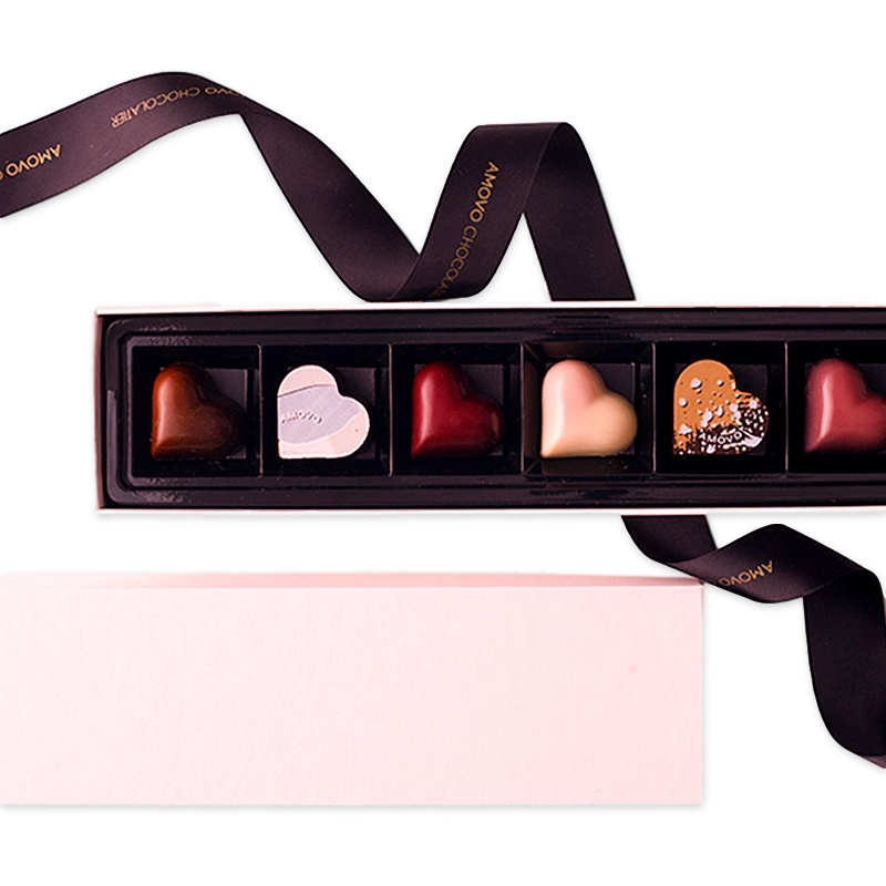 Elegant Chocolate Packaging Box with Ribbon Chocolate Box Factory KALI (4)