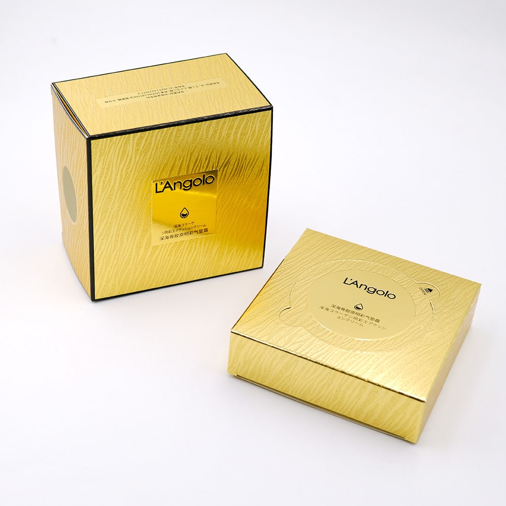 Embossing Matte UV Gold Tuck End Boxes (3)