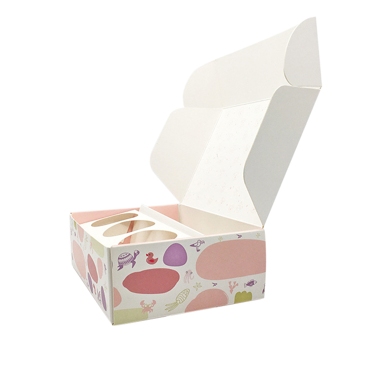 Folding Paper Box For 8oz Jars Bath Bombs For Sale KALI Mailing Box Factory (2)