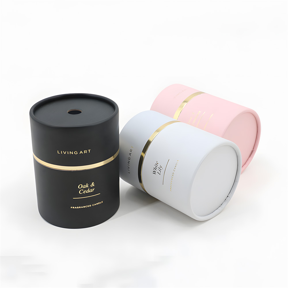 Custom fragrance candle cylinder box, Luxury candle cylinder packaging box, Personalized fragrance candle box, Eco-friendly candle cylinder packaging, Elegant fragrance candle box packaging