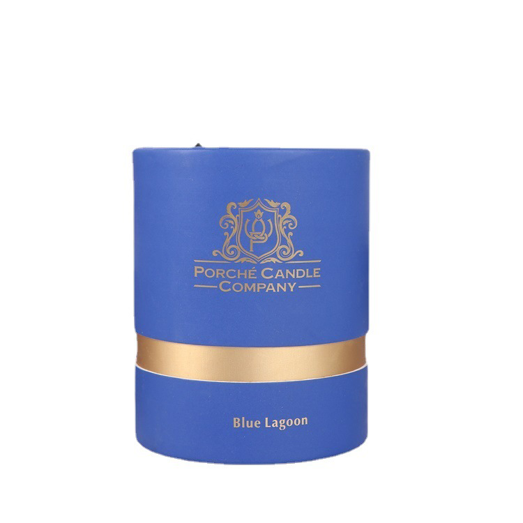 Gold Foil Candle Tube Box Set Round Box For Sale KALI