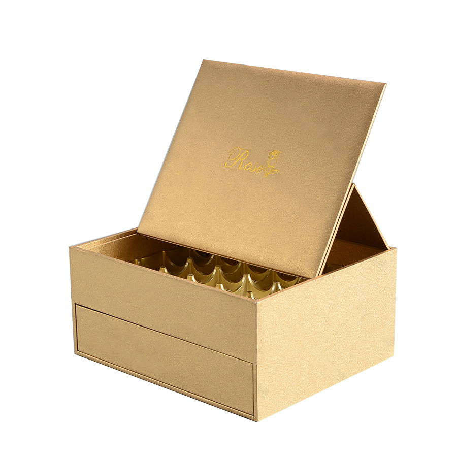 Gold Paper Luxury Chocolate Packaging Box Chocolate Box Design KALI (1)
