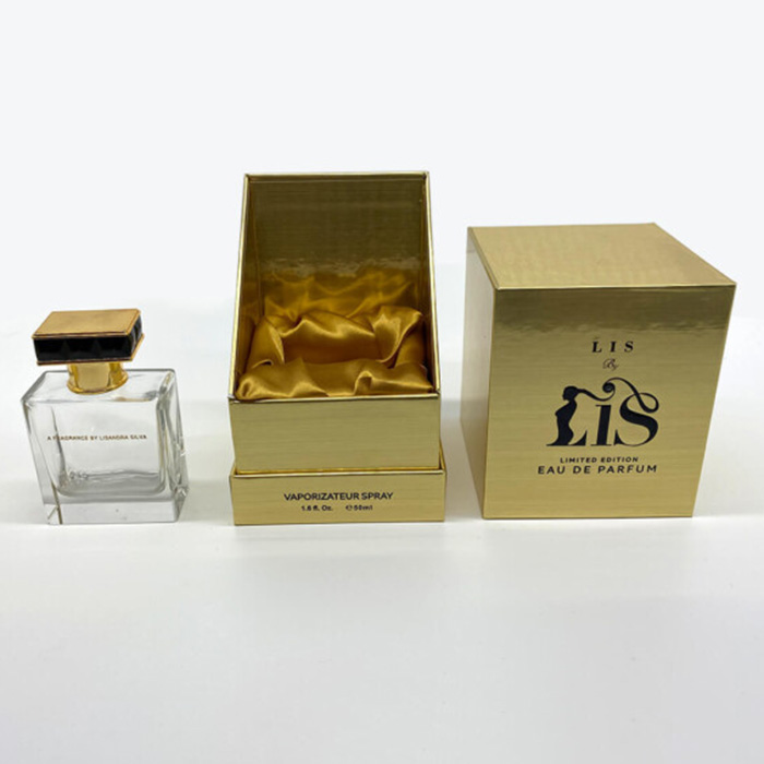 Gold Paper Square Perfume Packaging KALI (3)