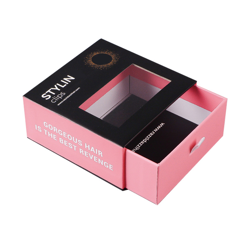 Gorgeous Hair Extension Drawer Style Packaging Boxes KALI Custom Wig Packaging Boxes (3)