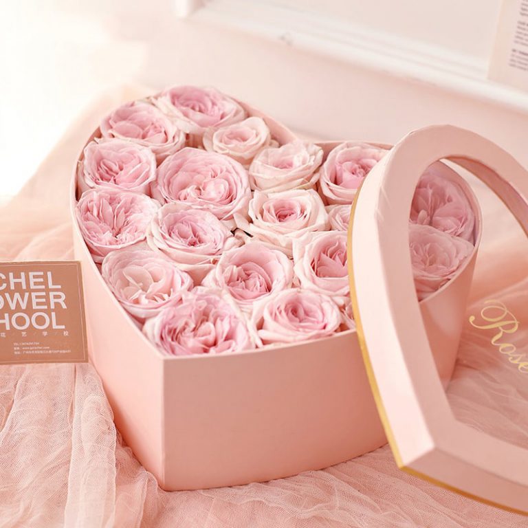 Heart Shape Flower Gift Boxes (12)