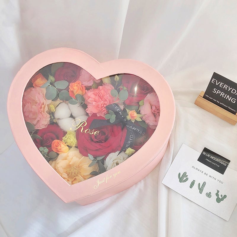 Custom Heart Shape Flower Gift Box, Custom Heart Shape Box, Heart Shape Flower Gift Boxes, Custom Flower Gift Boxes, Heart Shape Gift Boxes Custom