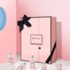 Large Perfume Gift Set Packaging Box With Ribbon Kali Custom Gift Boxes