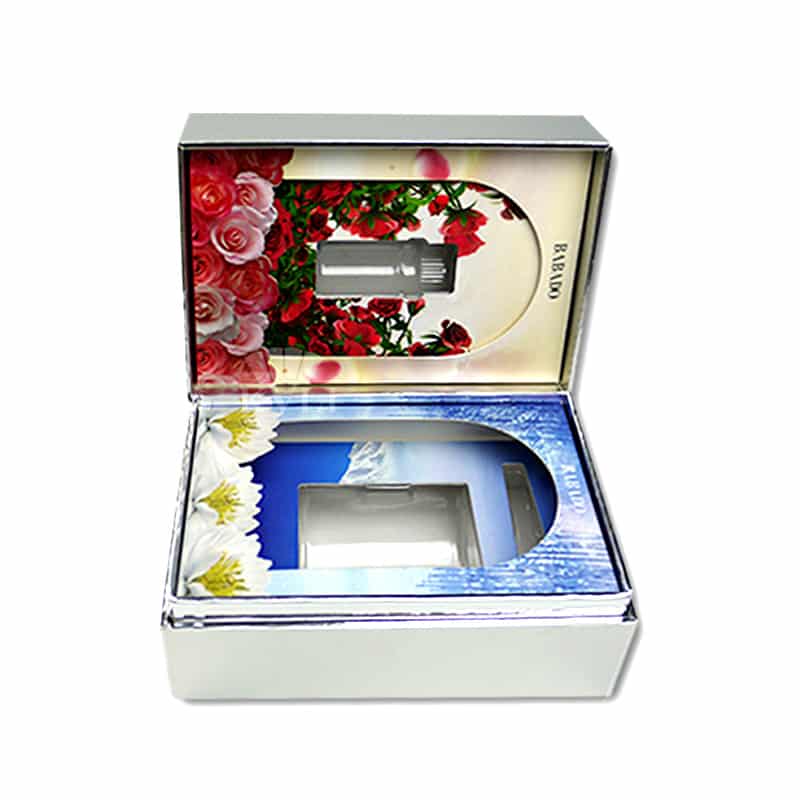 Luxury Perfume Pedestal Packaging Box With Plastic Base Kali Custom Paper Box (1)