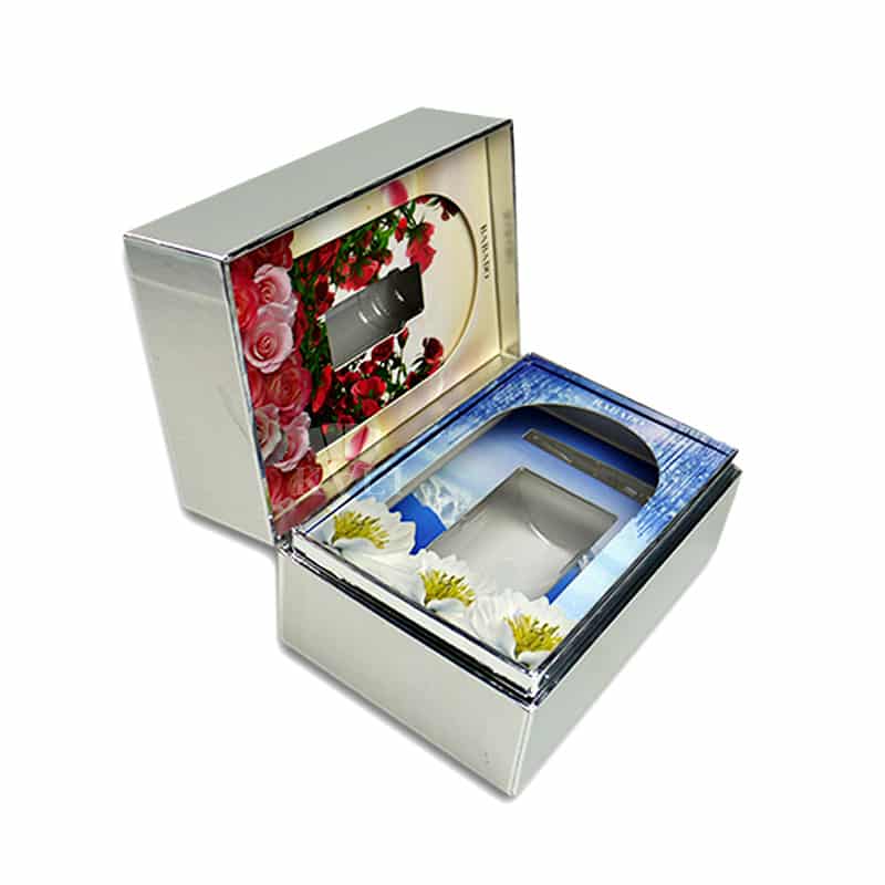 Luxury Perfume Pedestal Packaging Box With Plastic Base Kali Custom Paper Boxes