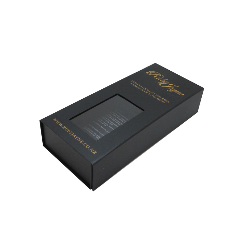 Magnetic Closure Foldable Hair Bundles Packaging Boxes KALI Custom Hair Extension Packagi (1)