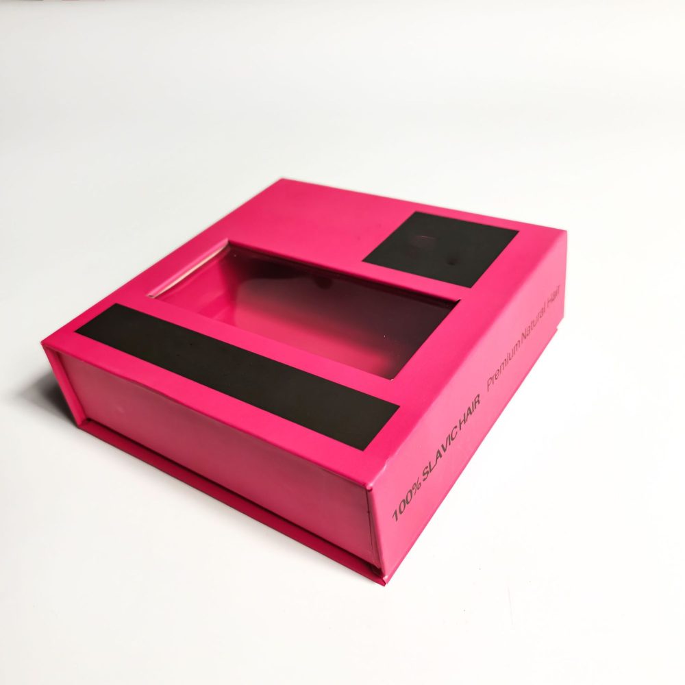 Magnetic Window Wig Storage Box Wig Box Supplier KALI (2)