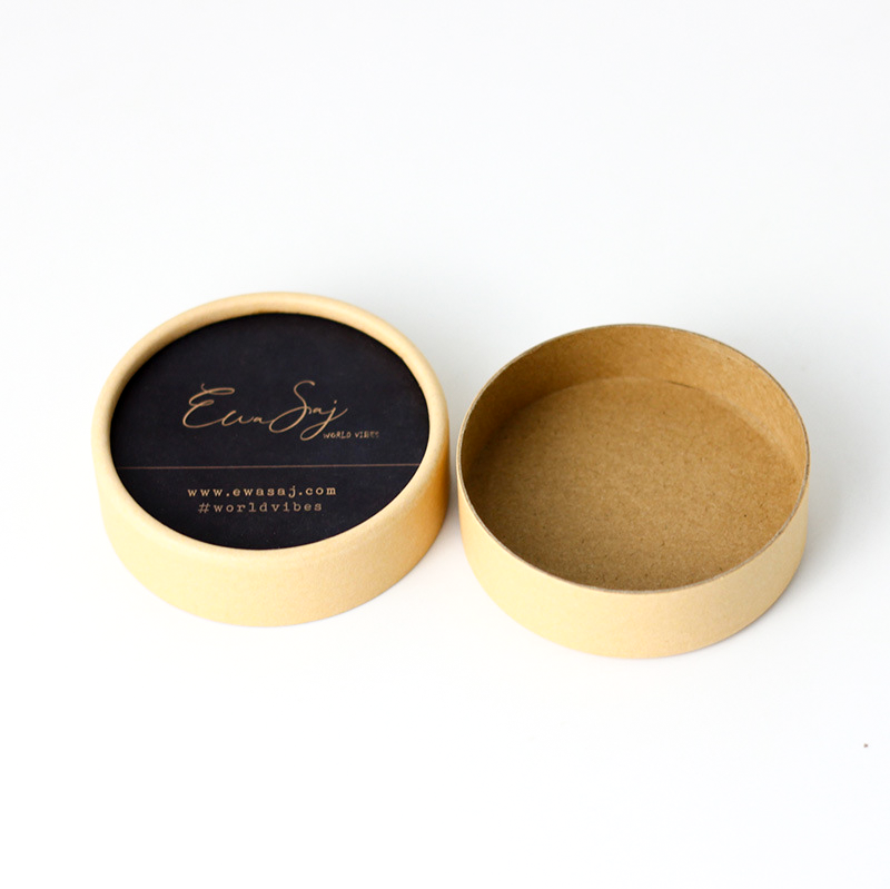 Mini Lid Bottom Round Box Kraft Box Manufacturer KALI