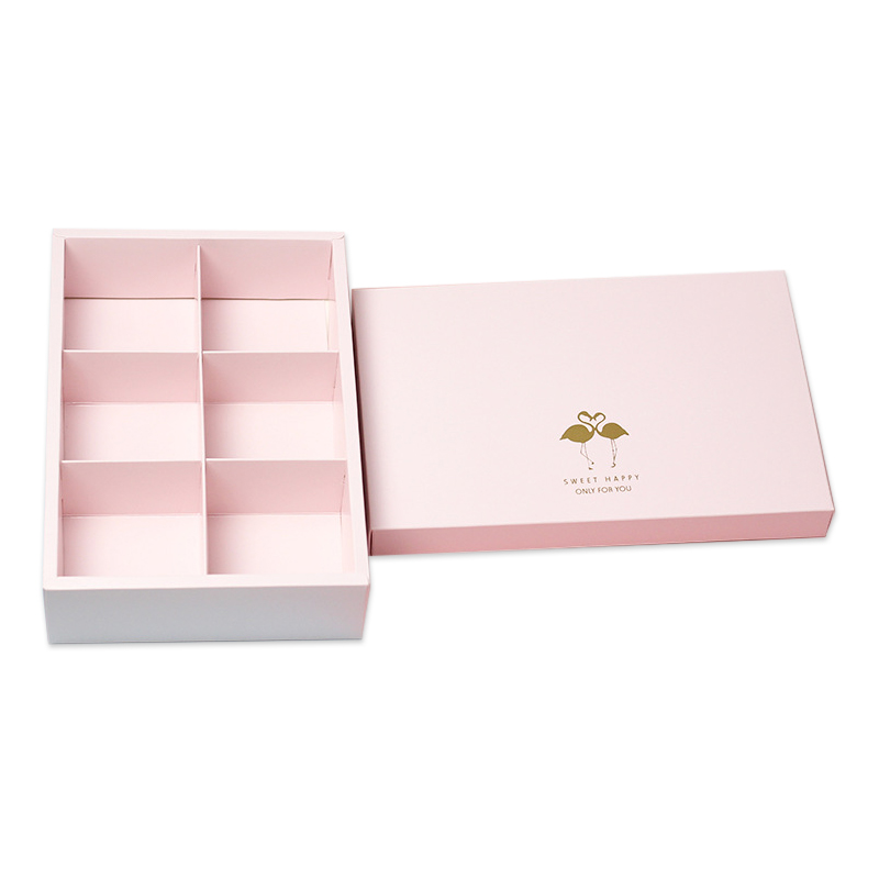 Pink Paperboard Travel Food Packaging Box Kali Custom Paper Boxes