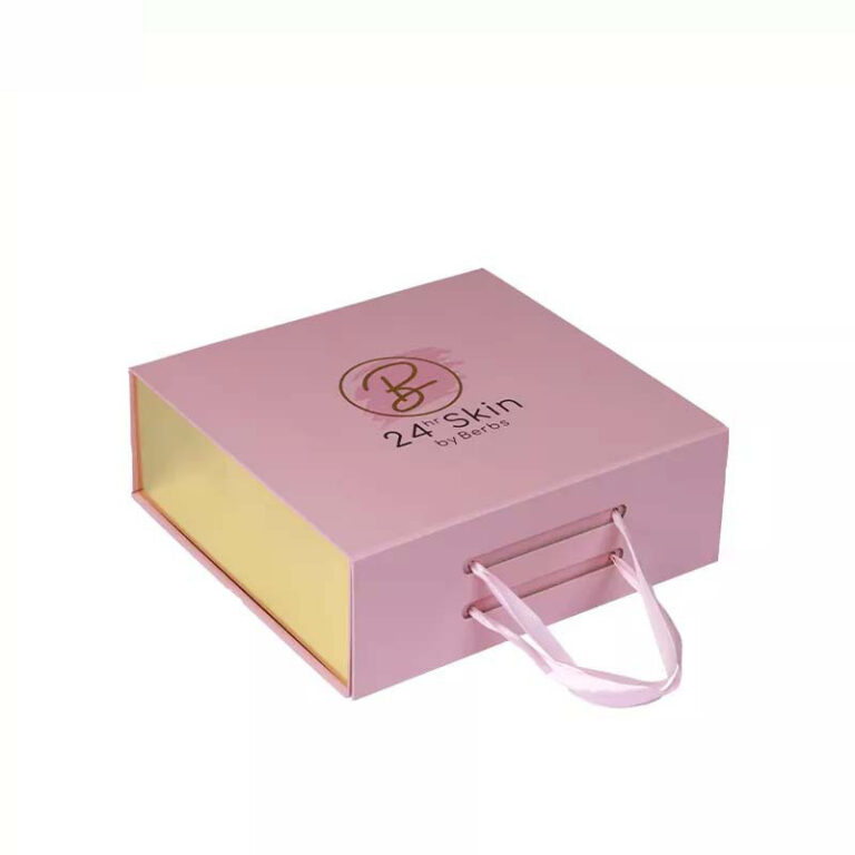 Pink Rigid Cardboard Fold Packaging Boxes, Custom Pink Rigid Foldable Boxes, Personalized Pink Cardboard Fold Boxes, Eco-Friendly Pink Rigid Packaging Box, Luxury Pink Foldable Cardboard Box