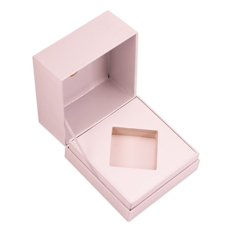 Pink Square Hinged Gift Packaging Box With Eva Inlay Kali Custom Gift Boxes (4)