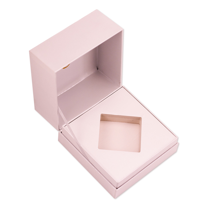 Pink Square Hinged Gift Packaging Box With Eva Inlay Kali Custom Gift Boxes (4)