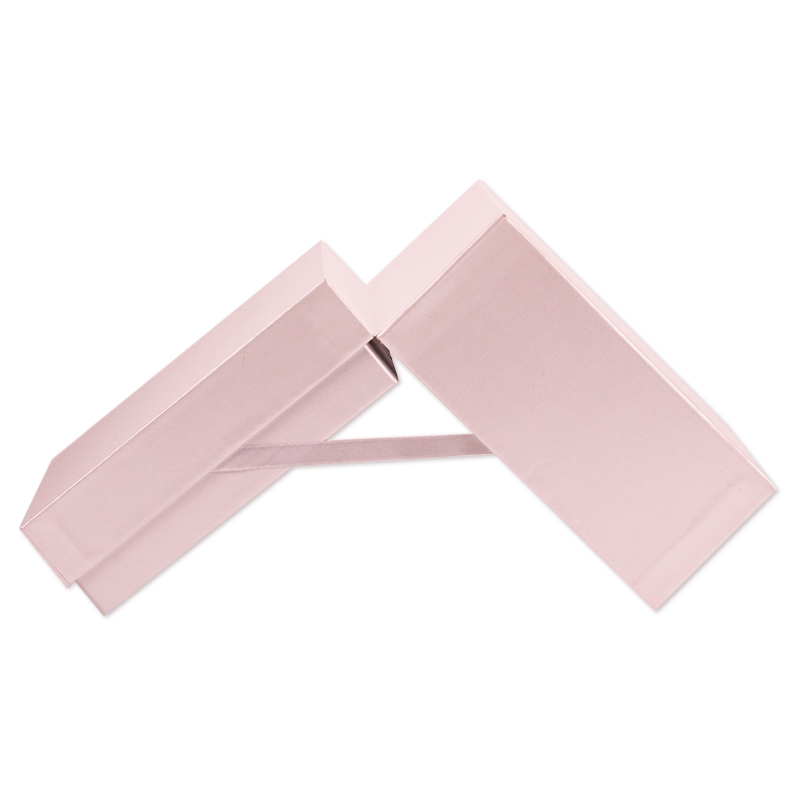 Pink Square Hinged Gift Packaging Box With Eva Inlay Kali Custom Gift Boxes