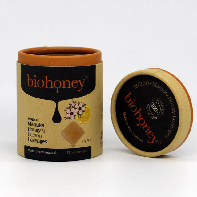 Portable Kraft Paper Tube Box For Honey Cheap Round Boxes KALI (2)