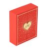 Red Double Door Cabinet Style Jewelry Gift Boxes Kali Custom Double Openning B