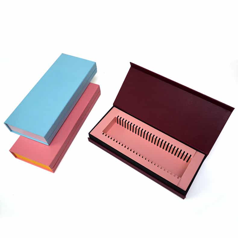 Rigid Cardboard Virgin Hair Extension Packaging Kali Custom Hair Weave Boxes