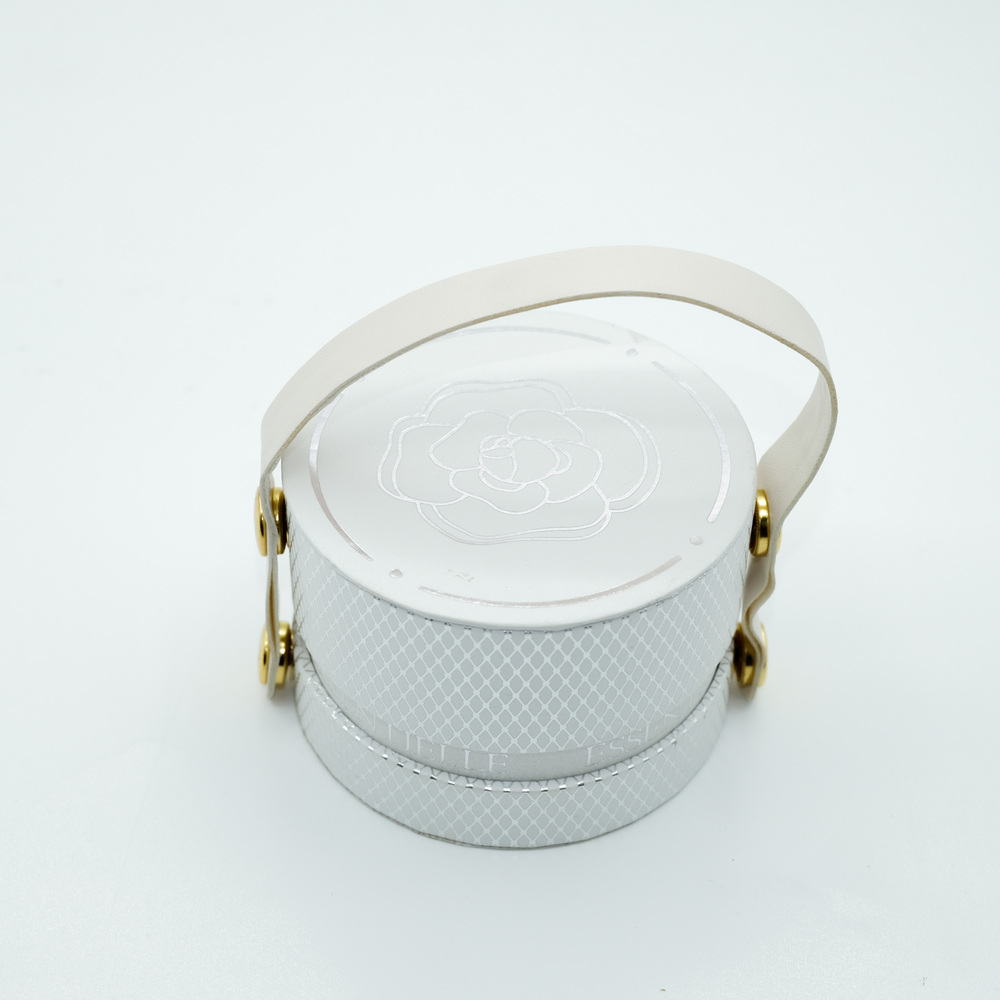 Round Wedding Ring Box With Handle Jewelry Box Manufacturer KALI (2)